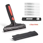 Скребок FOSHIO для чистки стекол и окон, 25 шт., виниловая тонировка, резиновый скребок для чистки