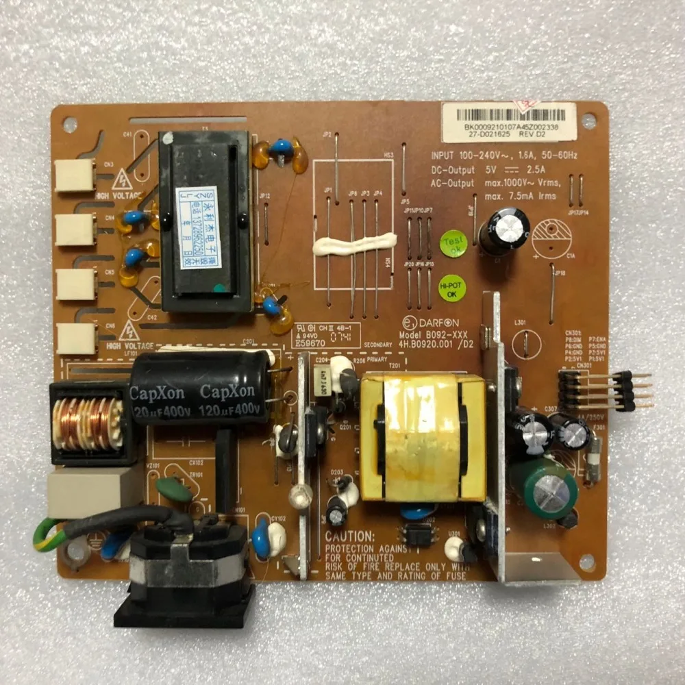 Плата питания оригинального качества VX1940W B092-XXX 4H.B0920.001 8-контактный точечный