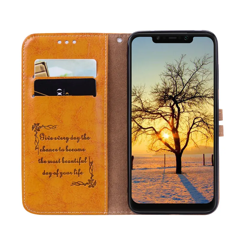 Кожаные чехлы бумажники CAPAME для Xiaomi Mi A1 A2 чехол держатель карт Pocophone F1 Redmi 6A 6 Pro S2 6X