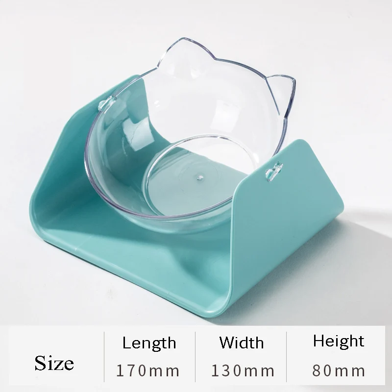 4 цвета Регулируемая Животное Кошачьи миски для кошек прозрачный кот воды Еда