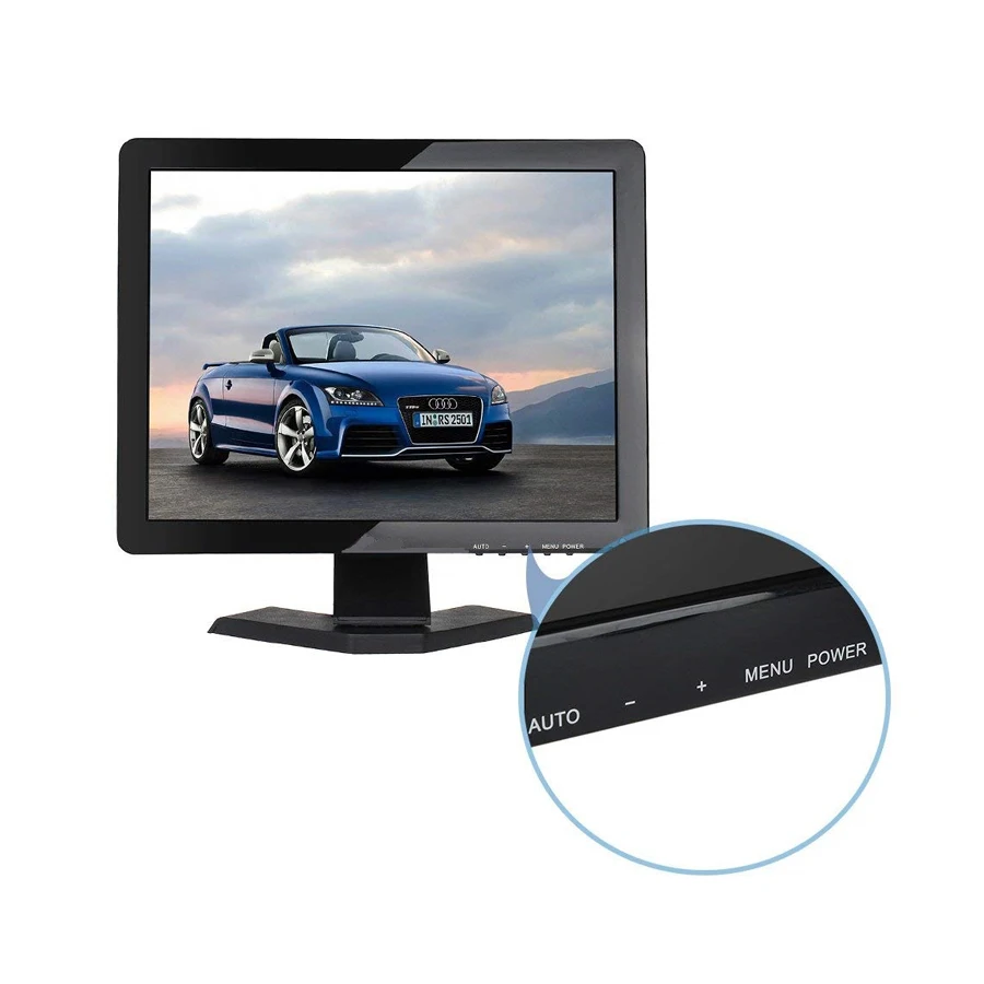 17-дюймовый монитор HD 1280x1024 с Видео Аудио VGA AV USB HDMI TFT ЖК-дисплей для камер