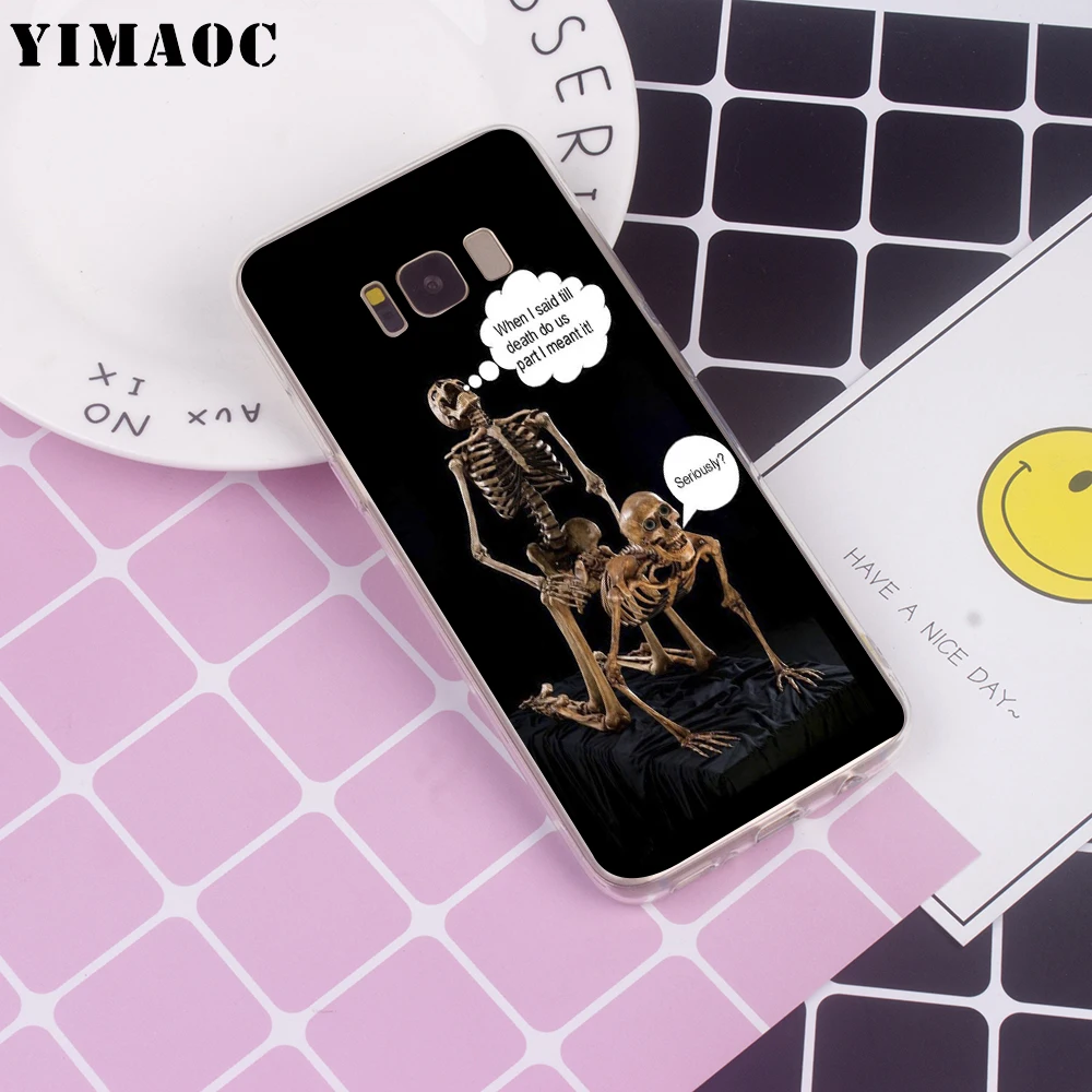 YIMAOC Skeletoff Скелет после того как жизнь для samsung Galaxy A10 A20 A30 A40 A50 A70 A2 J4 J6 J7 J8 Core Duo