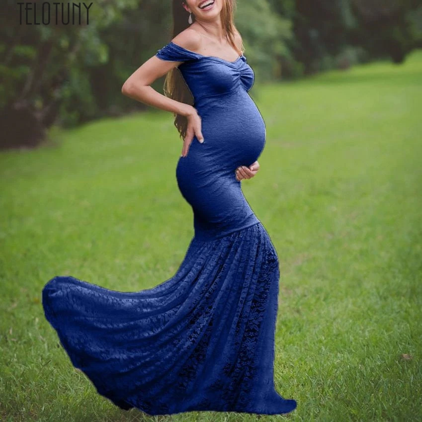 Платья для фотосессии беременных сексуальное кружевное длинное платье летнее