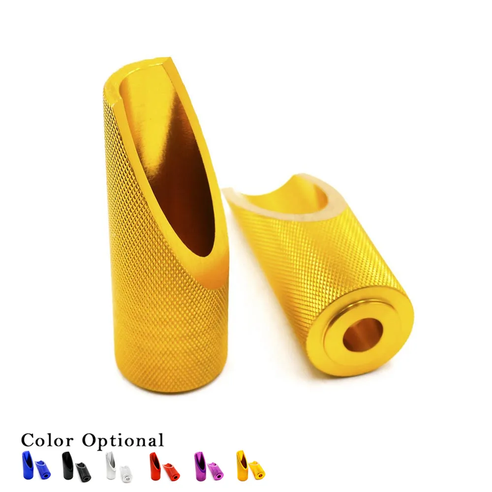 gold CNSPEED Tumulus Zoomer Алюминиевые Подножки для Honda красный, синий, черный, серебристый, золотой, фиолетовый мотоцикл лапы YC100498 - Название цвета: gold