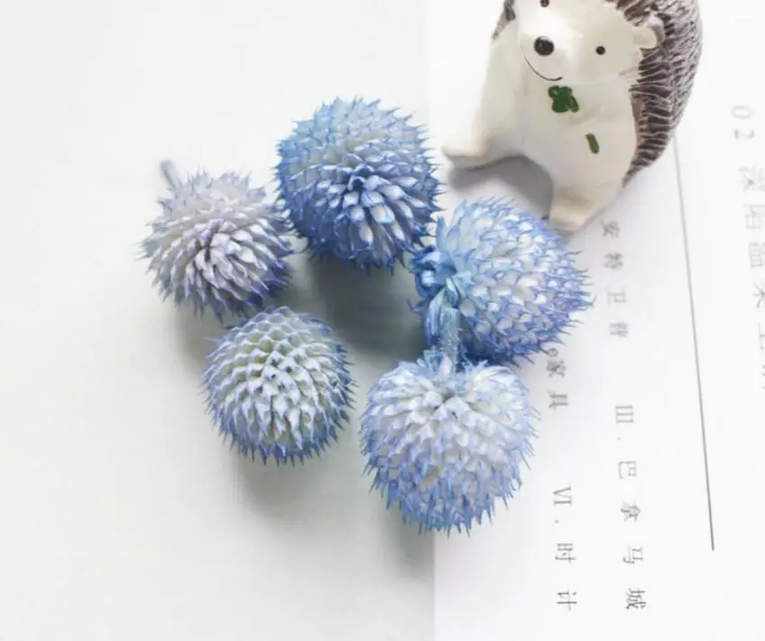 Синий 100 шт сушеная Сохраненная Цветочная Gomphrena Globosa L для свадебной вечеринки, дома, отеля, украшения, DIY букет, проектная принадлежность - Цвет: Синий