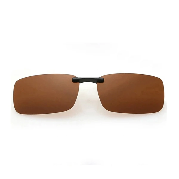 C7 Brown Pro Acme, унисекс, прямоугольные, поляризационные, на застежке, солнцезащитные очки для мужчин/женщин, солнцезащитные очки, зажим для близоруких, анти-UVA, анти-уфв, CC1076 - Цвет линз: C7 Brown