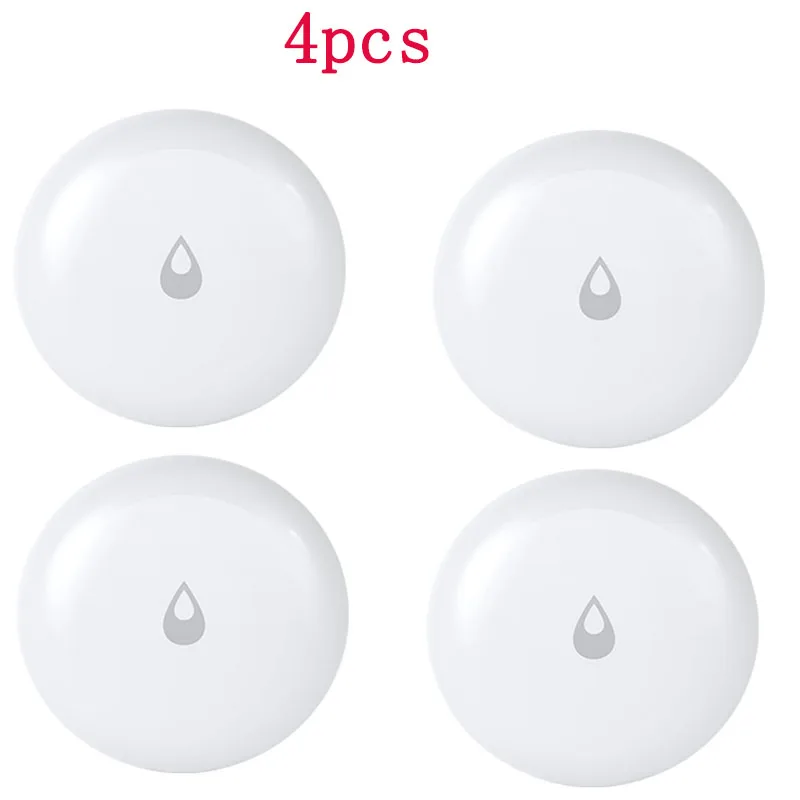 4pcs water sensor Xiaomi Mijia Aqara датчик погружения воды IP67 детектор утечки воды датчик воды домашний удаленный сигнал безопасности датчик замачивания - Цвет: 4pcs water sensor