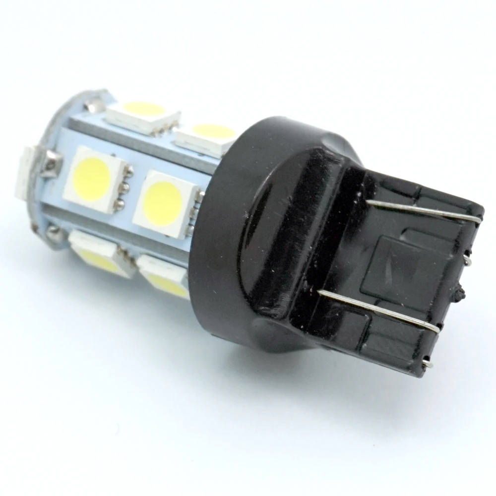 CQD светильник T20 W21/5W 7443 7440 13 SMD DC12V 5050 светодиодный чистый белый автомобильный