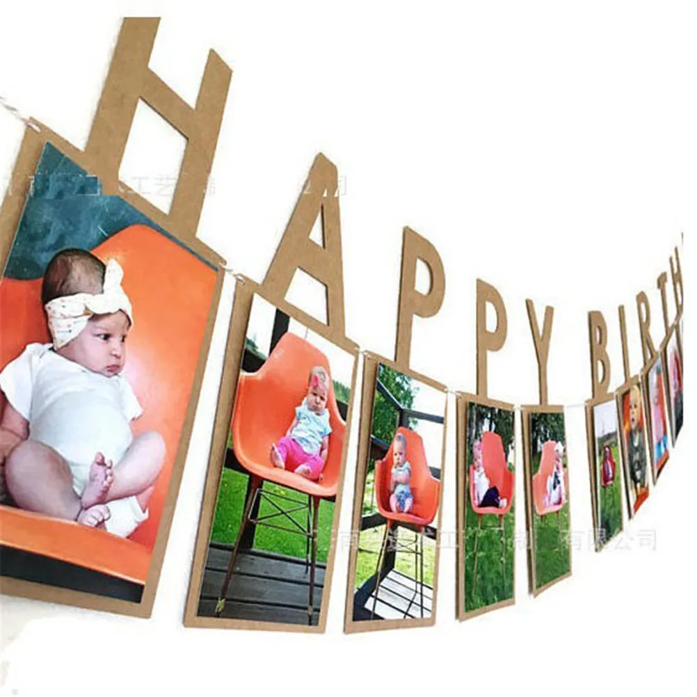 Счастливый День Рождения Ребенка Душ пол раскрыть строки флаг альбом От 2 до 3 лет