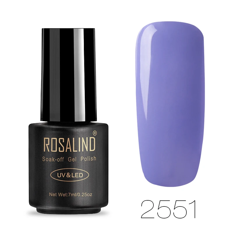 RA2551 ROSALIND гель лак набор для наращивания ногтей Vernis Полупостоянный все для маникюра Базовое покрытие ногтей УФ-гель для ногтей - Цвет: RA2551