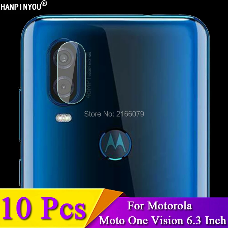 10 шт./партия для Motorola Moto One Vision 6 3 &quotпрозрачная задняя защита объектива камеры