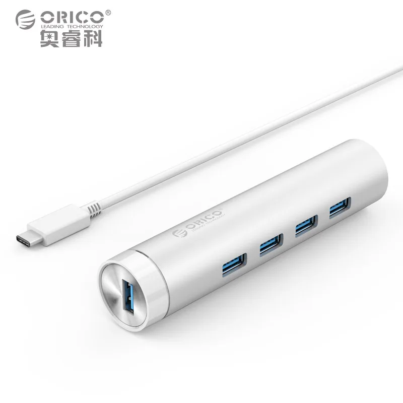 ARH4-U3 ORICO 4-Порты и разъёмы USB 3,0 Ultra Slim центр данных для Macbook/Mac Pro/mini, iMac, Surface Pro/XPS/Тетрадь PC/USB флэш-накопители - Цвет: ARH4-U3