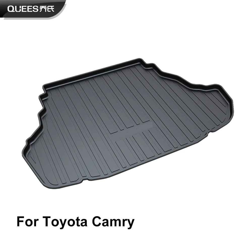 

QUEES подходящий под заказ коврик для багажника грузового лайнера для Toyota Camry XV40 XV50 2006 2007 2008 2009 2010 2011 2012 2013 2014 2016 2015 2017