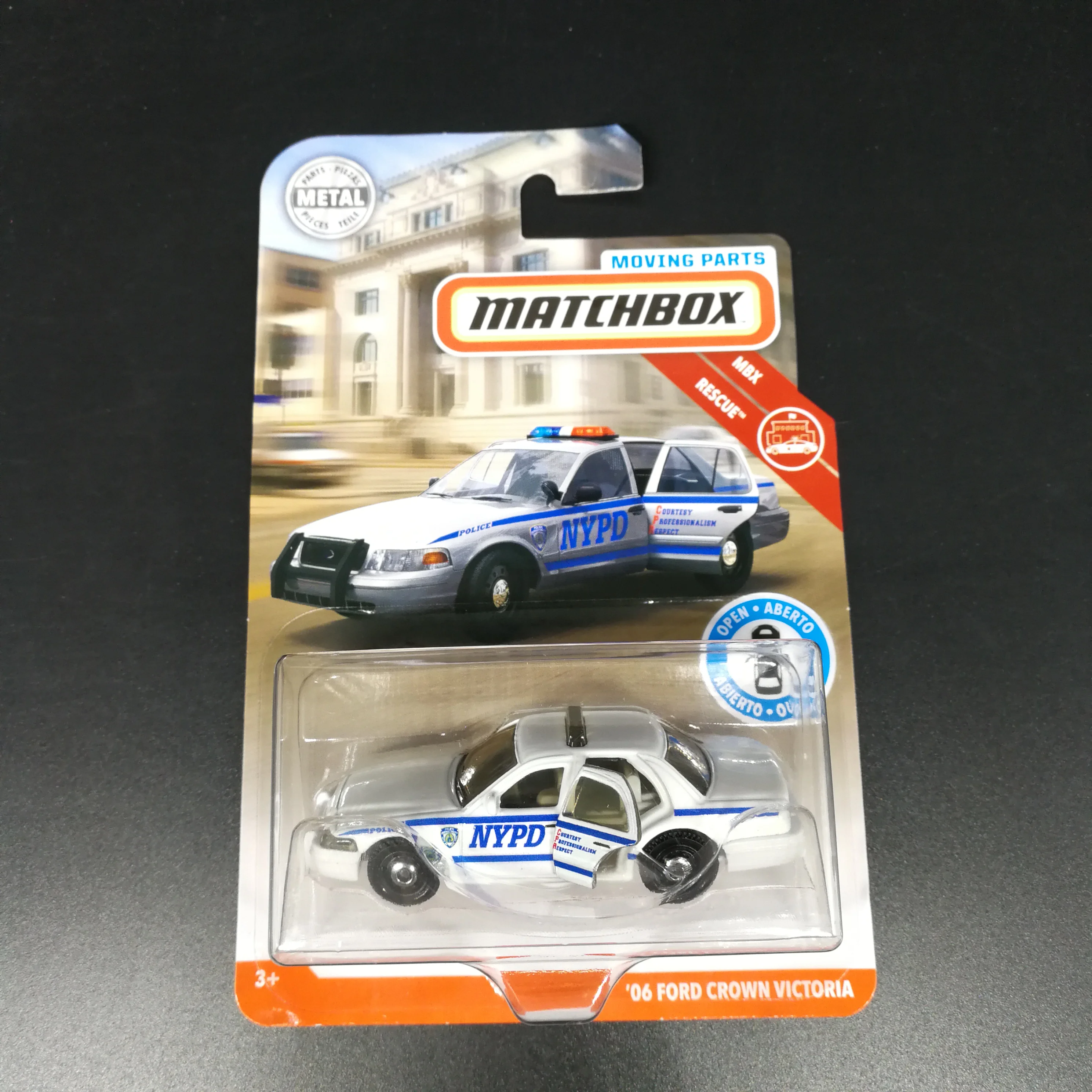 Модель автомобиля 2019 Matchbox 06 FORD CROWN VICTORIA TESLA модель X открывающаяся под давлением