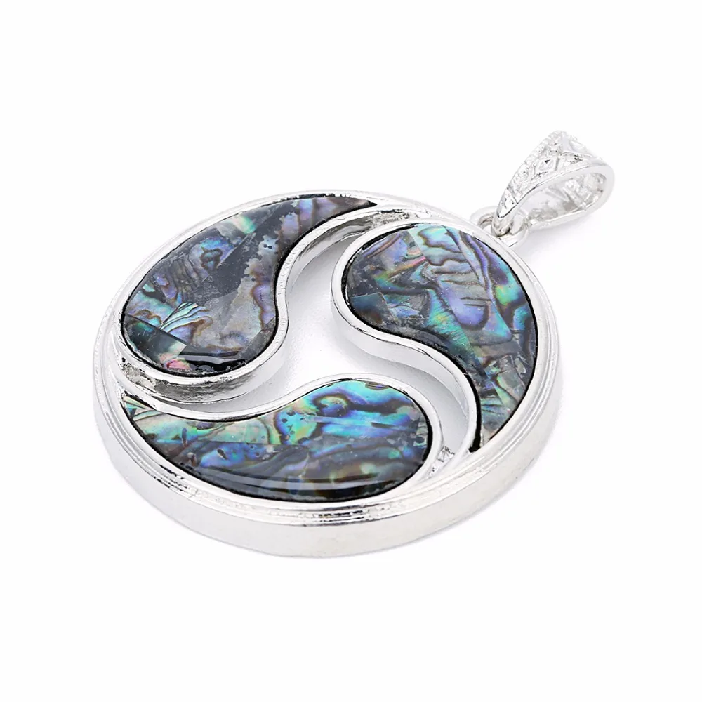 

LOULEUR Multi Color Shell Pendants White Gray Silver Color for Jewelry Makings For Women for necklace making