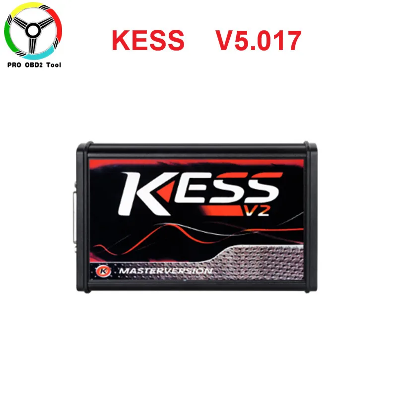 Kess Main Unit Kess Ktag Master онлайн красный ЕС V2.47 V2.25 Kess V2 V5.017 неограниченный ECU чип Тюнинг инструмент K тег V7.020 4 светодиодный ECU программист - Цвет: Kess Main Unit