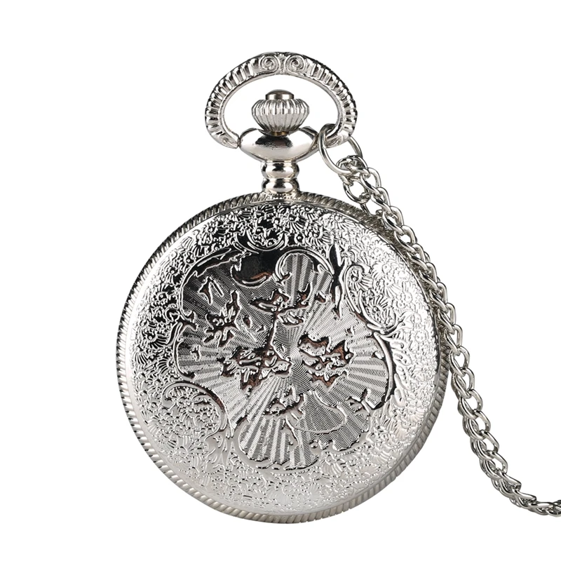 Модные голубые дизайнерские кварцевые карманные часы с метеоритом модные