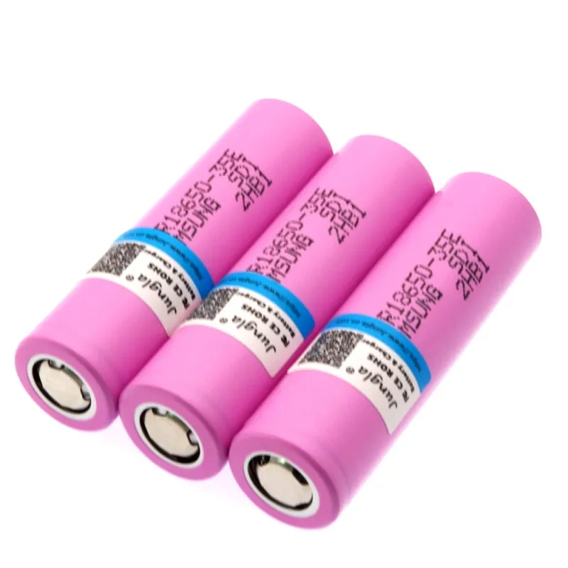inr18650 35E для samsung 18650 3500 мА/ч, 13A разрядки INR18650 35E 18650 Батарея li-ion 3,7 v аккумуляторная Батарея