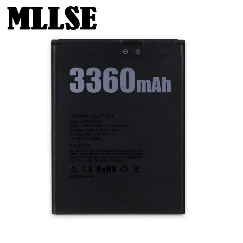 BAT16533000 BAT16484000 BAT16464500 BAT17613360 батарея Для Doogee T5 lite X30 X9 Pro X5 Max батареи + код
