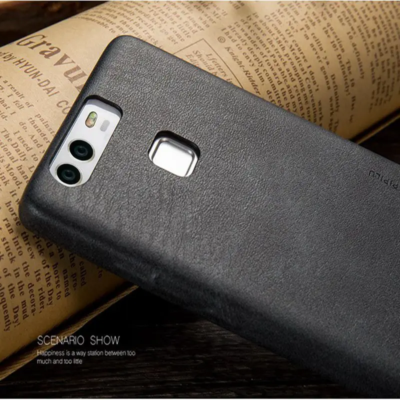 Роскошный кожаный чехол X Level для телефона Huawei P9 Жесткий Чехол Honor 8 Lite V9 9 P10 Plus Mate Pro