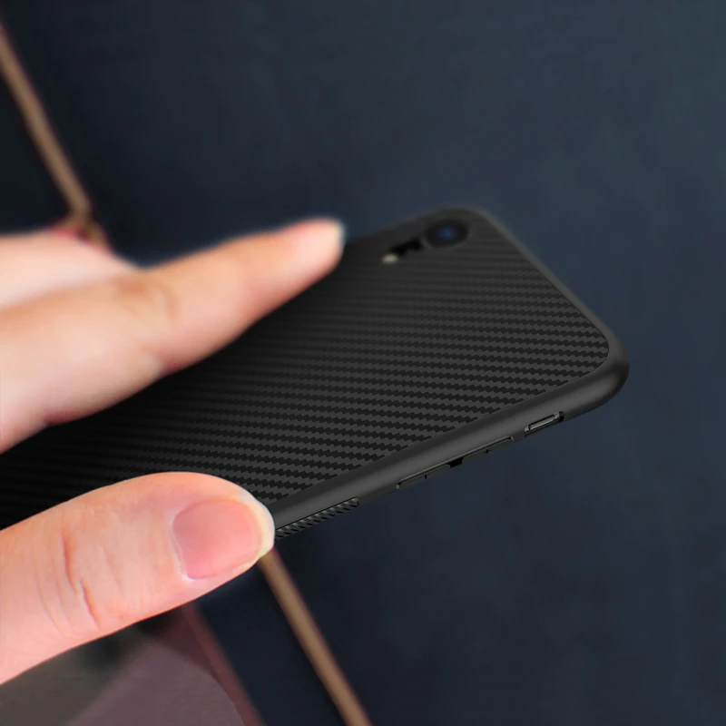 Nilkin для iPhone XR чехол s Nillkin из синтетического углеродного волокна PP пластиковый умный чехол на заднюю панель телефона чехол для Apple iPhone XR Capa