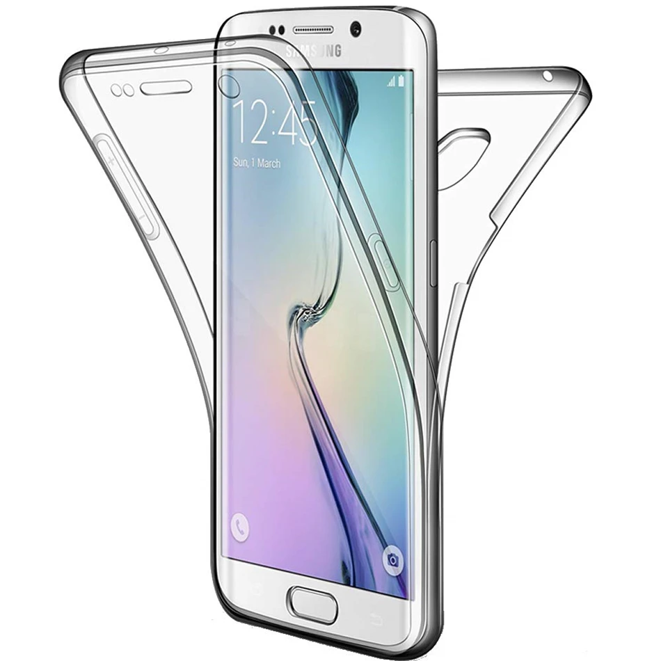 360 Мягкий ТПУ чехол с полным покрытием для Samsung Galaxy M10 M20 M30 A10 A20 A20e A30 A40 A40s A50 A60 A70 2019