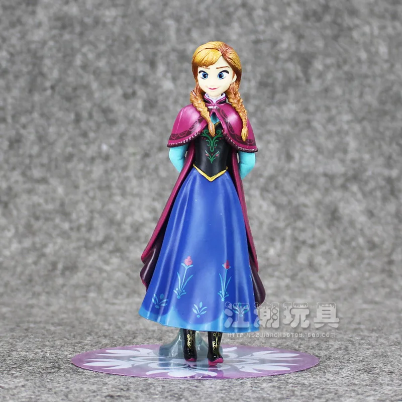 Disney Nendoroid принцессы Эльзы Анны ПВХ фигурку с коробкой Коллекция Модель аниме