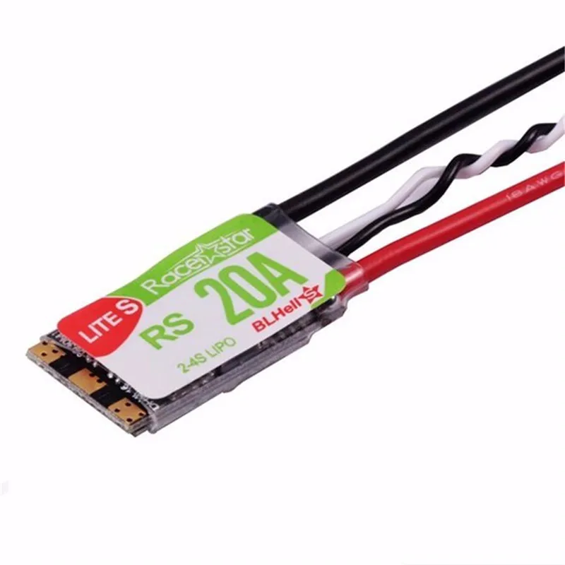 Новое Поступление 4 ШТ. Racerstar RS20A Lites ESC 20A Blheli_S BB2 2-4 S Безщеточный Для FPV Гонщик