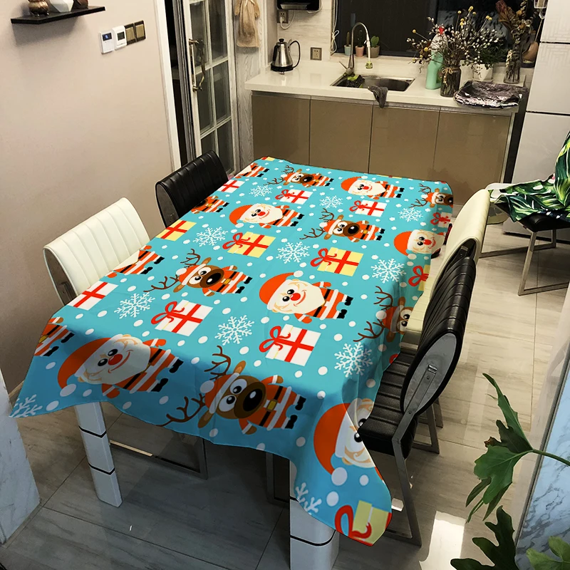 Christmas Series Tablecloths Decorative Wedding Tablecloth The Family Dinner Table Custom Sizes | Дом и сад