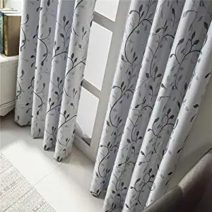 GYROHOME Цветочные затемненные занавески Тепловая Изолированная затемнение комнаты