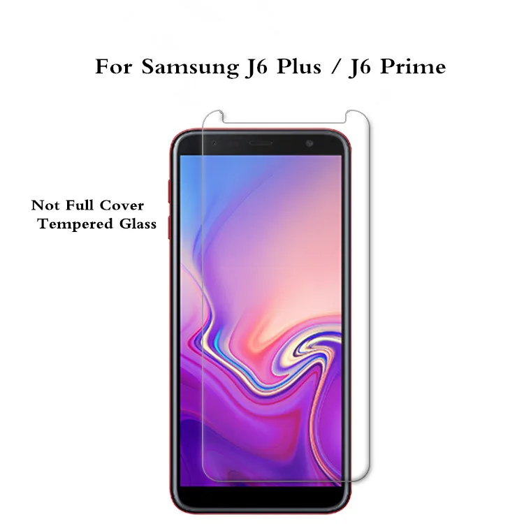 Премиум 9H 0 3 мм 2.5D Закаленное стекло для Samsung J4 J6 Plus Prime + A7 2018 A750 Защитная пленка