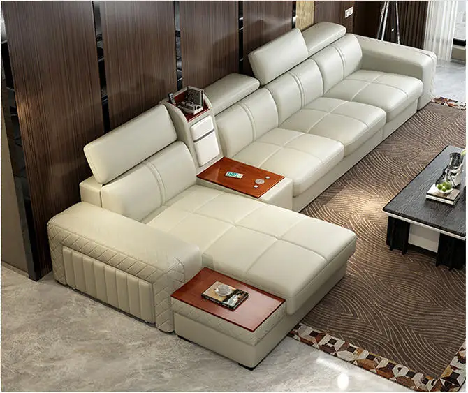 Диван для гостиной, настоящая кожа, диваны, салон, диван, слоеный, asiento, muebles de sala, канапе, Отопление, холодный и теплый холодильник, USB L