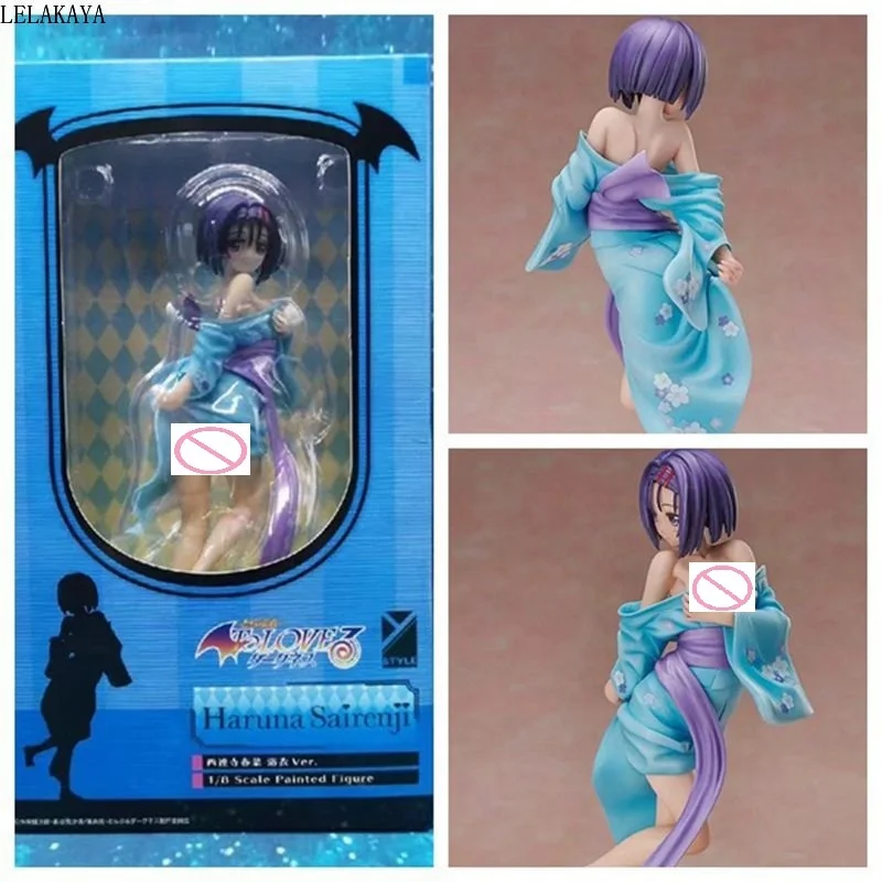 Для любви Ru тьма сексуальная девушка Haruna Sairenji Yukata Kurosaki Meia Kotegawa Yui халат Lala Ver ПВХ