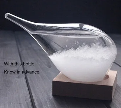 Weather Forecast genuine creative storm water droplets bottle glass fly Wedding decoration | Дом и сад