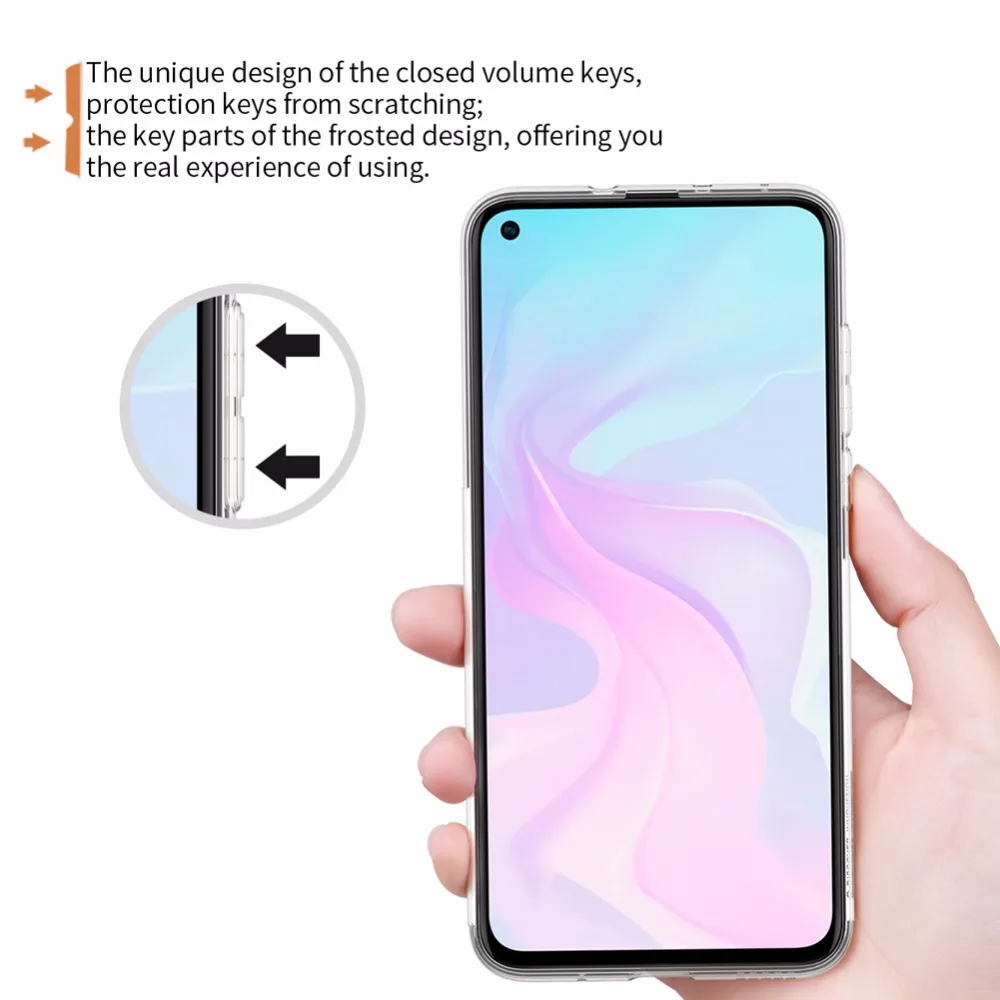 Чехол для Huawei Nova 4/Nova 3 NILLKIN Ультра тонкий прозрачный натуральный ТПУ мягкий чехол 4