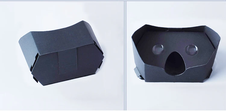 DIY Портативные Очки виртуальной реальности Googles картонные очки 3D очки VR Box Фильмы для iPhone 5 6 7 смартфонов VR гарнитура