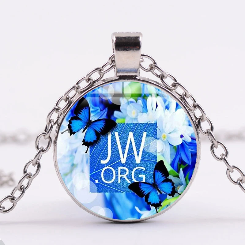 SONGDA JW.ORG ожерелье изящная бабочка цветок художественный узор стеклянный кабошон