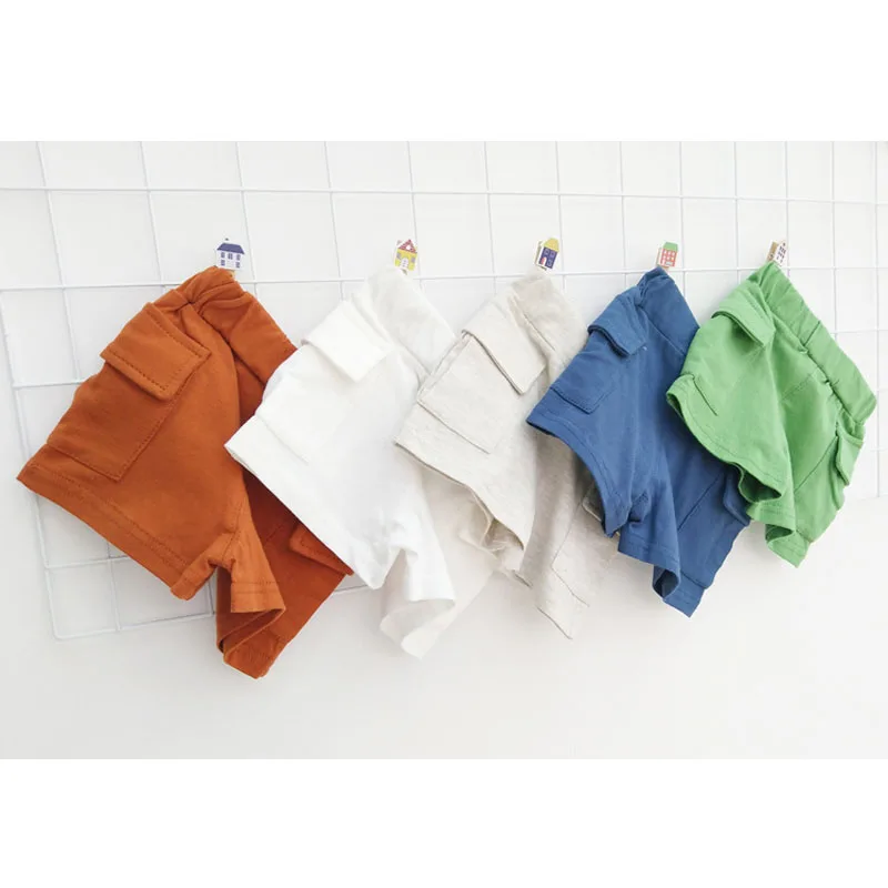 Летние шорты для мальчиков и девочек повседневные малышей тренировочные