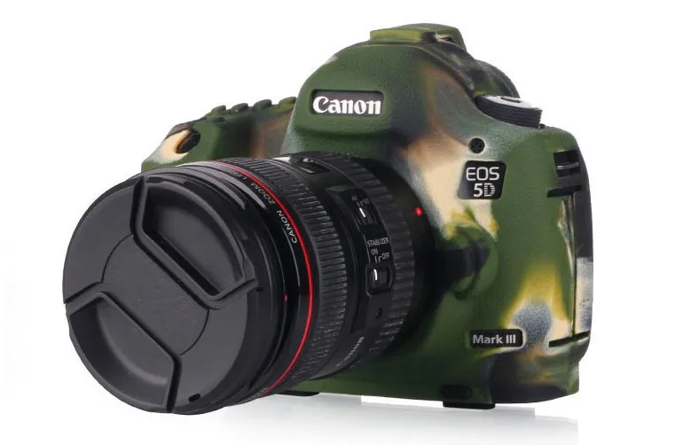 Высококачественный мягкий силиконовый чехол для Фотоаппарата Canon 5D Mark III 5D3 5Ds