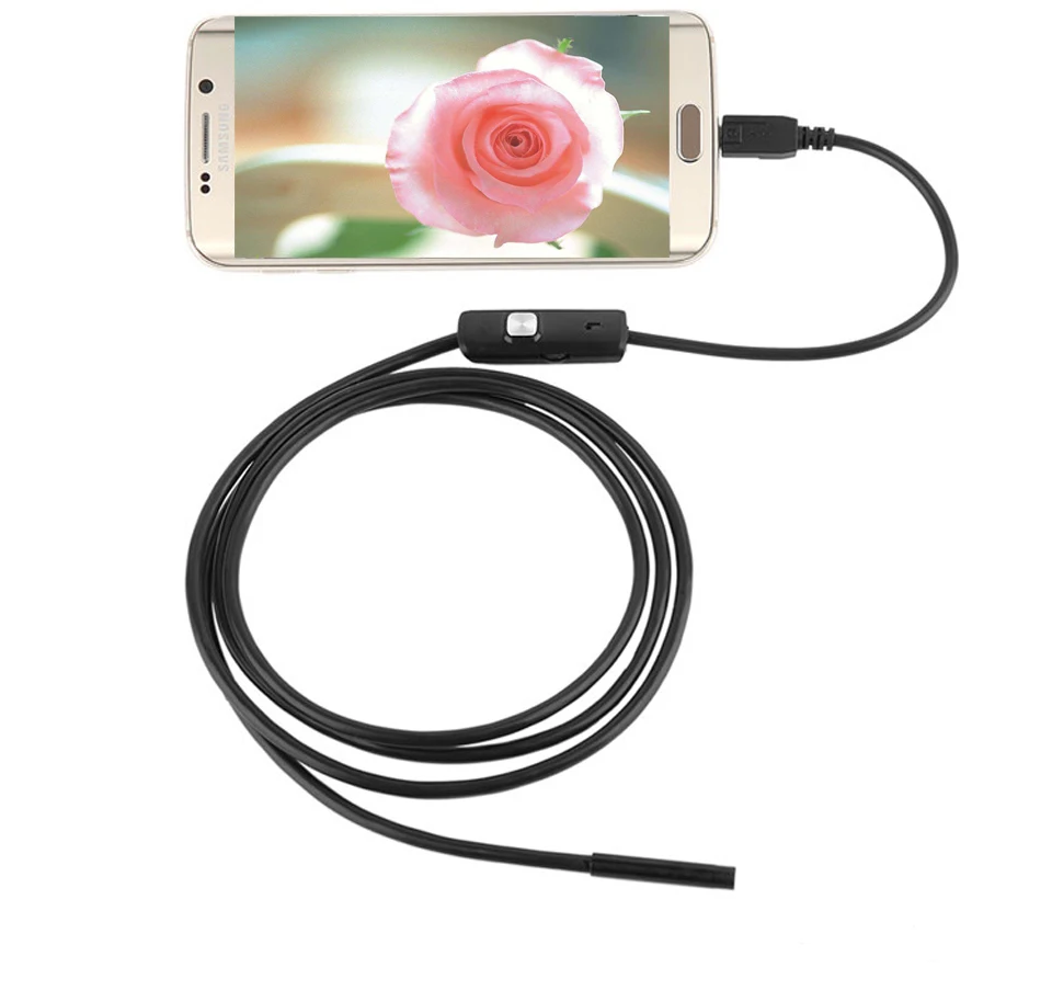 8 мм 2 м 5 Mini USB Android инспекции эндоскоп Камера подводный endoscopio Tube Змея микро-Камера s