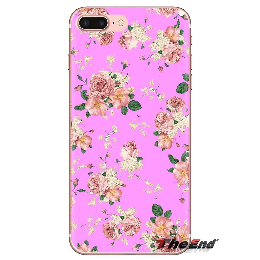 Soft Transparent Cases Covers For Xiaomi Redmi 4A S2 Note 3 3S 4 4X 5 Plus 6 7 6A Pro Pocophone F1 Flower Patterned |