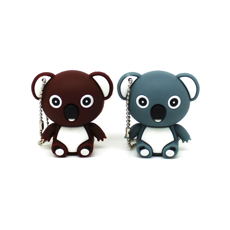 USB-флеш-накопитель в виде мультяшных животных мишка коала 8 ГБ телефон 4 16 32