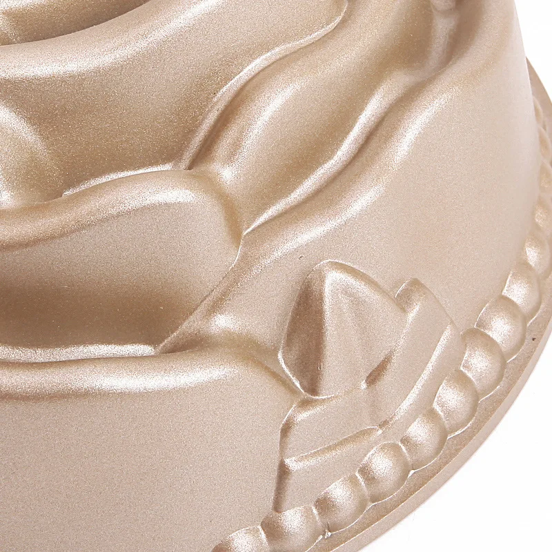Сковорода для торта мини антипригарный пирог с золотой розой|baking dish|chef madebaking pan |