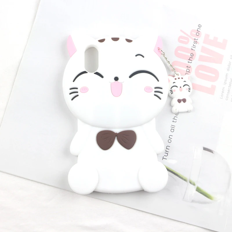 White 3D 3D чехол с рисунком стежка для Apple iphone 4 4G 4S 3," кролик лошадь кошка Салли чехол сумочки-Чехлы для мобильного телефона - Цвет: White 3D