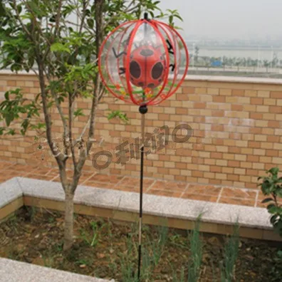 Уличная ветряная мельница стерео жук вращение от ветра украшение |