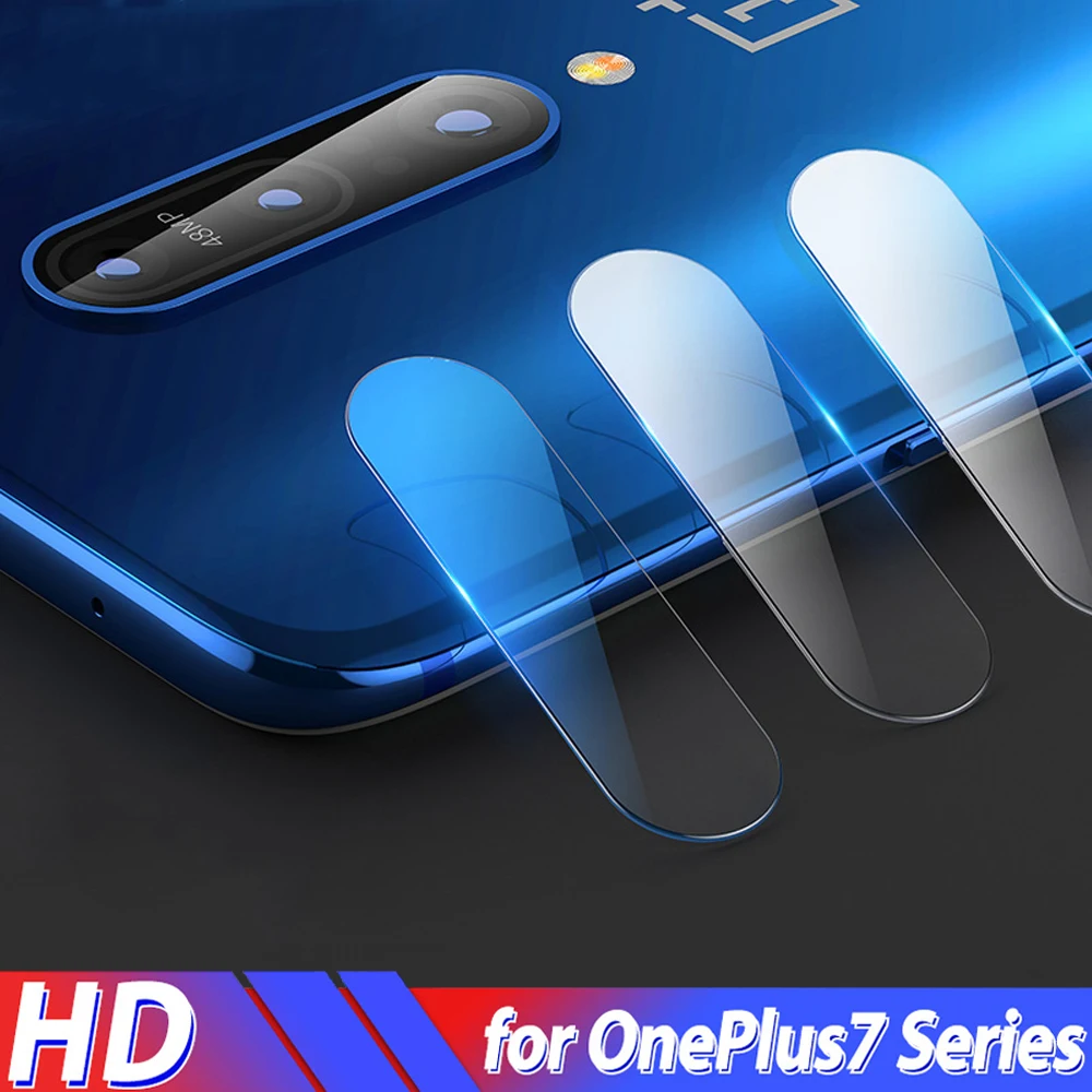 Закаленное стекло для камеры OnePlus 7 Pro 1 + Защитное задней панели объектива