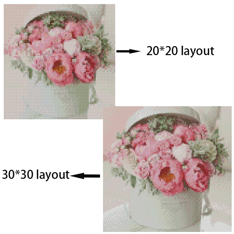 5D DIY алмазные картины Розы Подарочная коробка Декор для комнаты квадратная