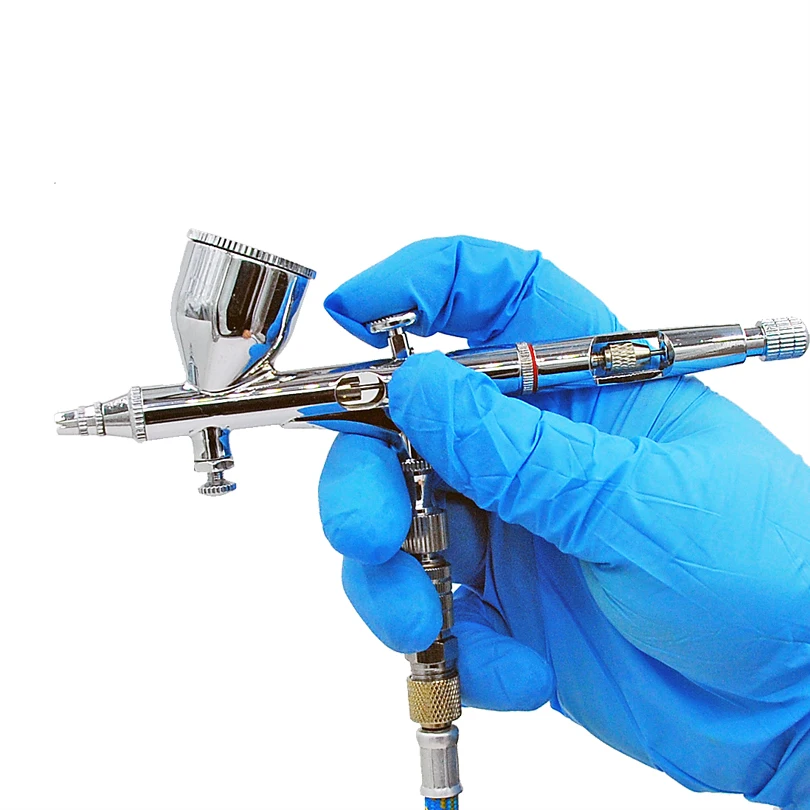 Набор прецизионных аэрографитных щеток с 3 наконечниками (0 2 0 и 5 мм) 1/3 унций|airbrush