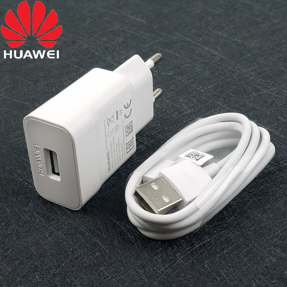 Натуральная huawei Y6 Зарядное устройство 2A EU стены Micro usb зарядный кабель адаптер для