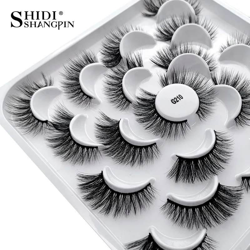 10 pairs False Eyelashes Thick Mink Eyelashes Make Up 3d Mink Lashes Natural Makeup Fake Eye Lashes Extensions maquiagem